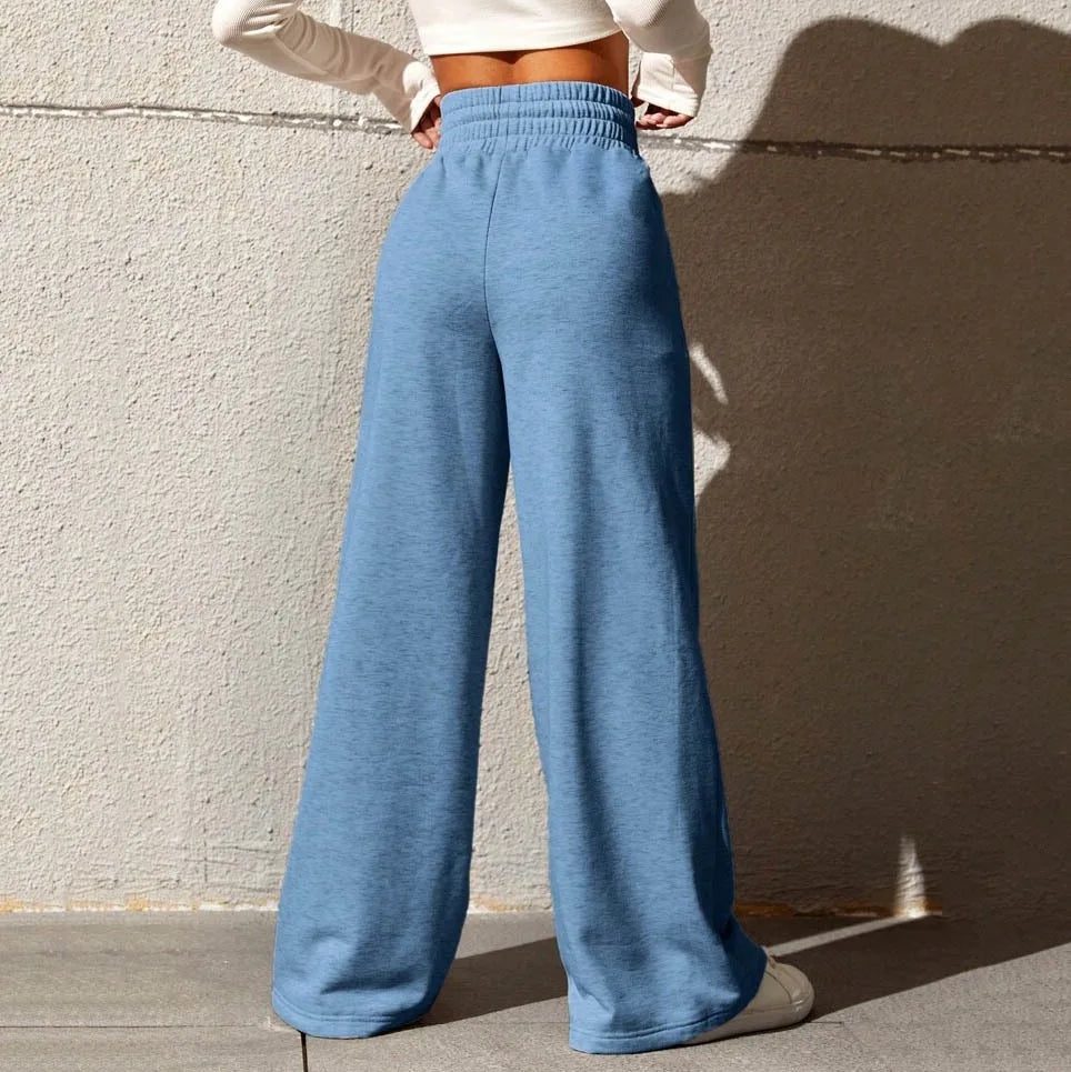 Sports pants for women in autumn, new straight tube